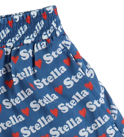 Stella McCartney Kids Pils - Blár M. Lógó mynstur