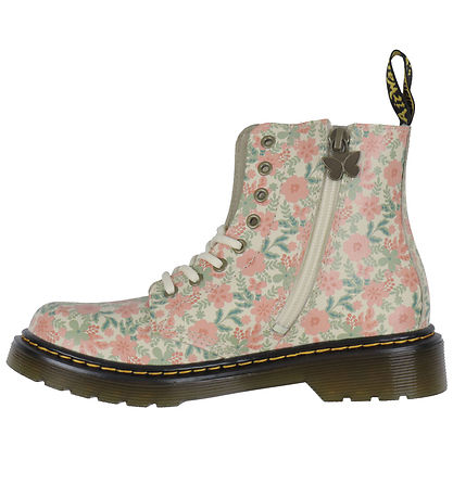 Dr. Martens Stígvél - 1460 Pascal - Cloud Cream M. Blóm