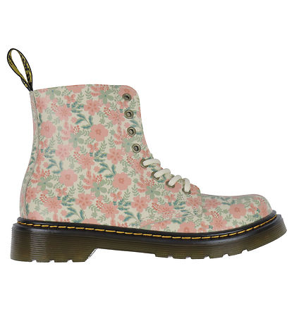 Dr. Martens Stígvél - 1460 Pascal - Cloud Cream M. Blóm