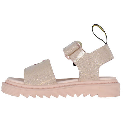 Dr. Martens Sandalar - Marlowe Hearts J - Powder Bleikt/Cloud Cr