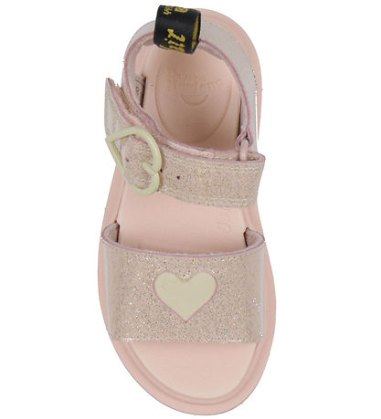Dr. Martens Sandalar - Marlowe Hearts J - Powder Bleikt/Cloud Cr