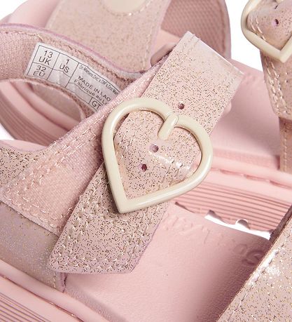 Dr. Martens Sandalar - Marlowe Hearts J - Powder Bleikt/Cloud Cr