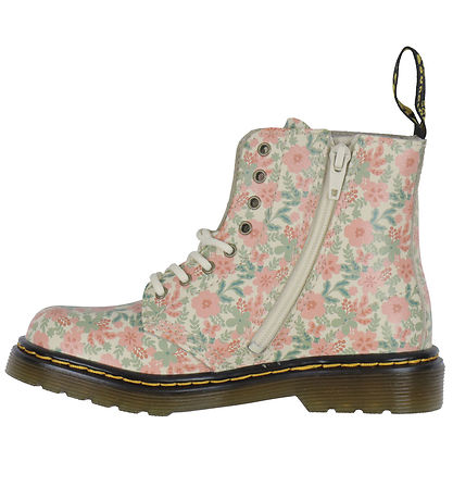 Dr. Martens Stígvél - 1460 Pascal - Cloud Cream M. Blóm