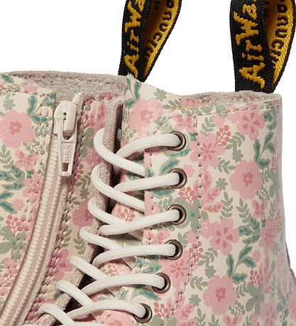 Dr. Martens Stígvél - 1460 Pascal - Cloud Cream M. Blóm