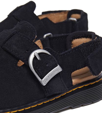 Dr. Martens Sandals - Jorge J - Bronx Suede - Black