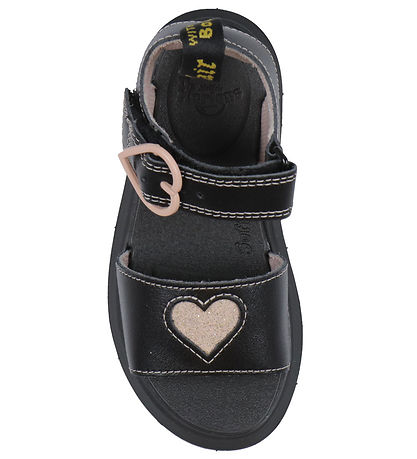 Dr. Martens Sandaalit - Marlowe Hearts J - Black/Powder Vaaleanp