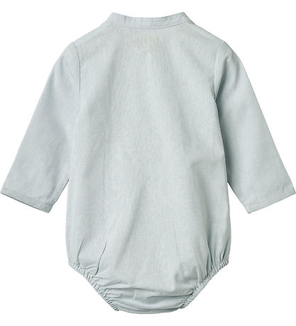Wheat Shirt Bodysuit L/æ - Victor - Light Blue Chambray