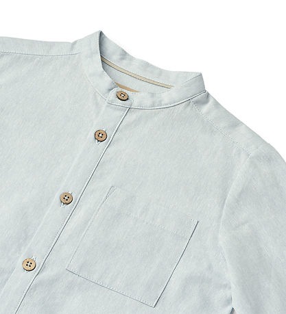 Wheat Skyrta - Willum - Light Blue Chambray