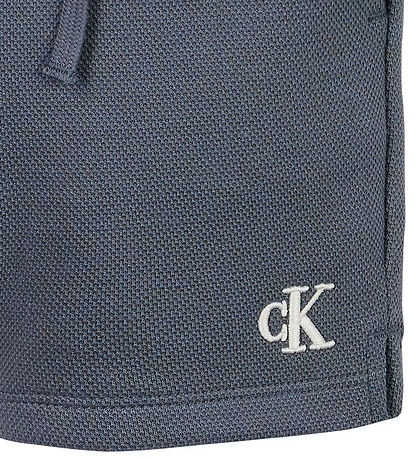 Calvin Klein Shorts - Piqué - Grijs Grey