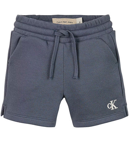 Calvin Klein Shorts - Piqué - Grijs Grey