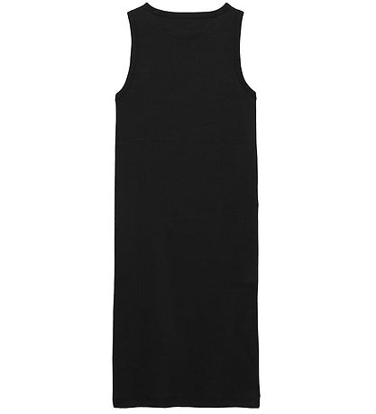 Calvin Klein Kjóll - Rib Ermalaus - Ck Black
