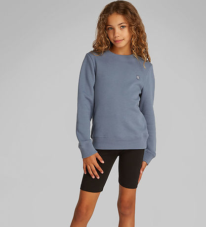 Calvin Klein Sweatshirt - Mono Mini Badge - Grisaille Grey