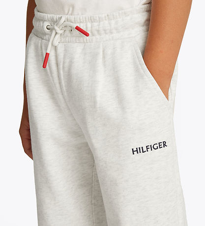 Tommy Hilfiger Jogginghosen - Breit - Snow White Heather