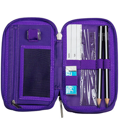 Jeva Pencil Case w. Contents - Twozip - Unicorn
