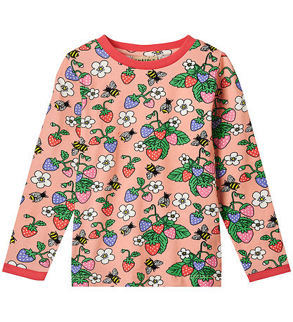 Blouse Småfolk - Blossom av. Fraise