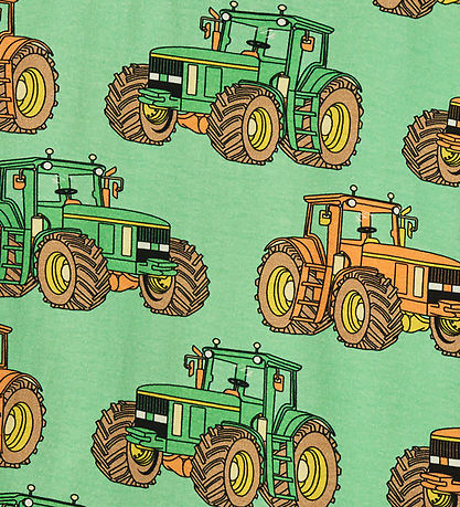 Småfolk Underwear - Minty Green Tea w. Tractors