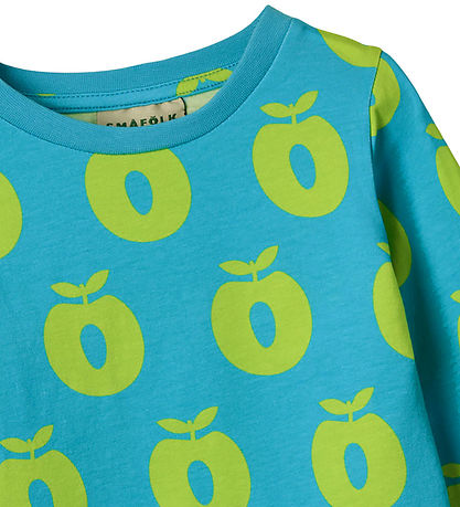Blouse Småfolk - Blue Atoll av. Pommes