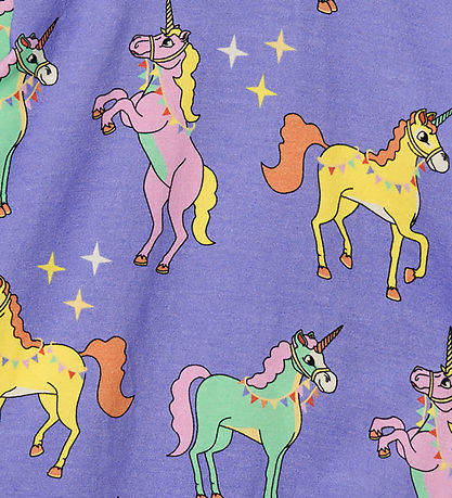 Småfolk Pyjama Set - Purple Delight w. Unicorns