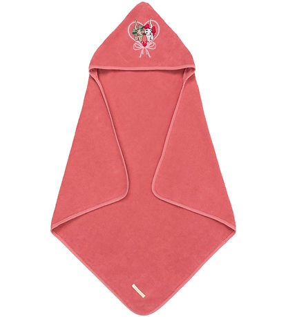 Konges Sløjd Handklæði m. hettu - Terrycloth - Terry - Flamingo 