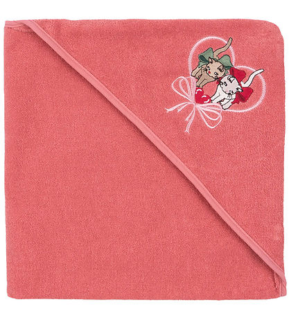 Konges Sløjd Handklæði m. hettu - Terrycloth - Terry - Flamingo 