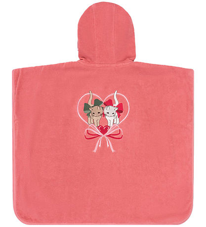 Konges Sløjd Handklæða ponsjó - Terrycloth - Terry - Flamingo St