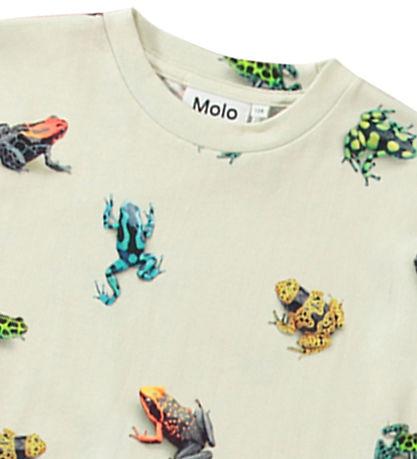 Molo Stuttermabolur - Roxo - Líflegir froskar M. Prentað
