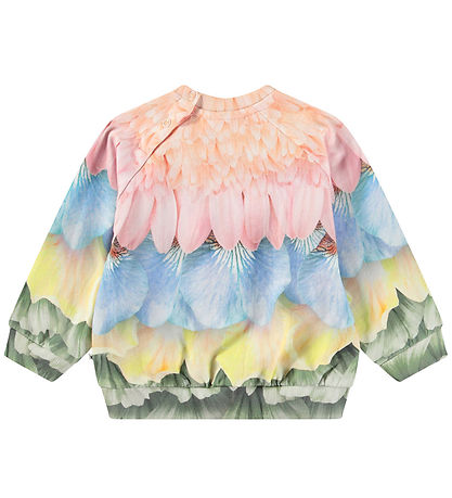Molo Collegegenser - Disk - Petal Rainbow m. Blomstertrykk