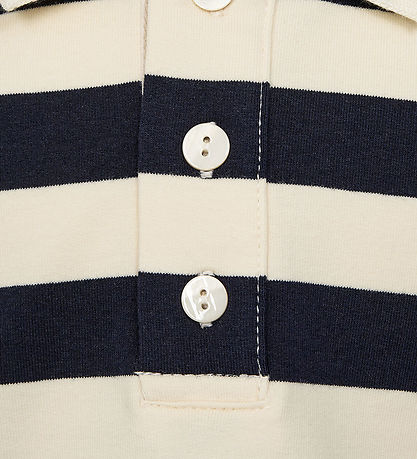 Sofie Schnoor Poloskjorte - Dark Blue m. Striper