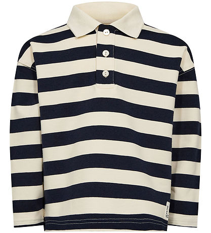 Sofie Schnoor Poloskjorte - Dark Blue m. Striper