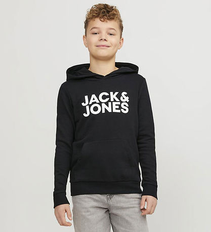 Jack & Jones Kapuzenpullover - Noos - JjeCorp - Black/Jr/Large P