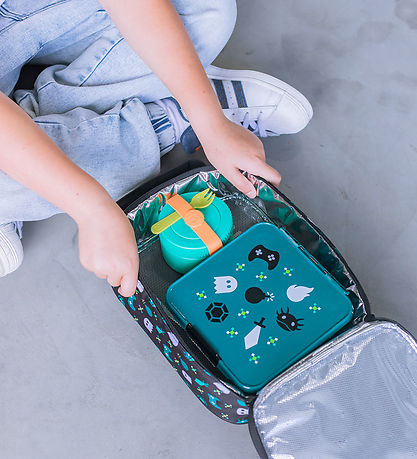 MontiiCo Lunchbox w. 3 Rum - Bento Three - 1 L - Game On