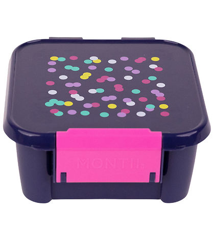 MontiiCo Nestisbox M. 3 Rum - Bento Three - 1 L - Confetti