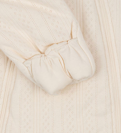 Konges Sløjd Pramsuit - Minna - Antique White w. Pointelle