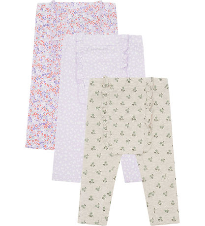 Hust and Claire Leggings - Liva - 3-Pack - Wheat Melange