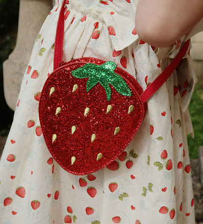 Konges Sløjd Hliðartaska - Strawberry Tut - Barbados Cherry