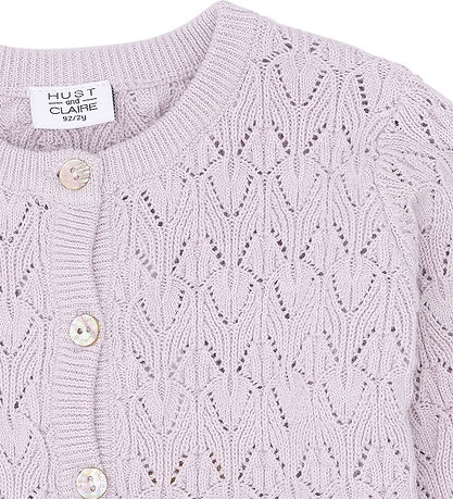 Hust and Claire Cardigan - Prjónað - Markmið - Lavender