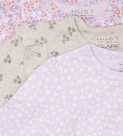 Hust and Claire Bodysuit L/æ - 3-Pack - Bella - Wheat Melange
