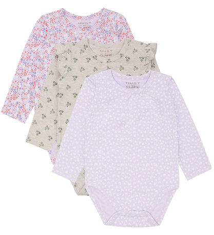 Hust and Claire Bodysuit L/æ - 3-Pack - Bella - Wheat Melange