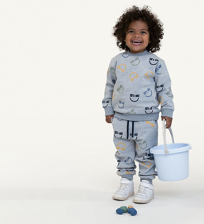 Hust and Claire Sweatpants - Gary - Pearl Grey Melange