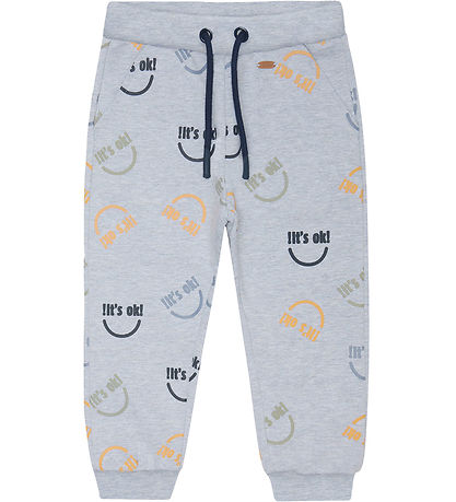 Hust and Claire Sweatpants - Gary - Pearl Grey Melange