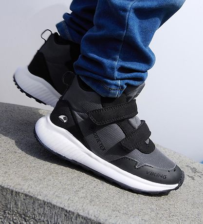 Viking Boots - Aery Track Mid F GTX - Charcoal/Black