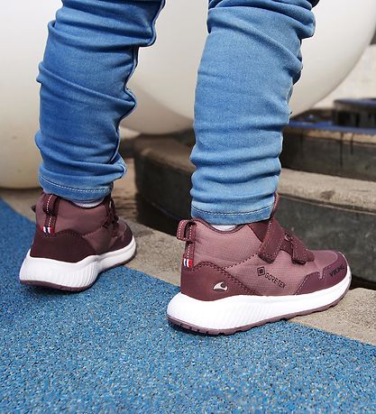 Viking Stígvél - Aery Track Mid F GTX - Antiquerose/Grape