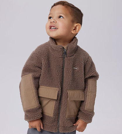 Name It Fleece Jacket - NmmMonico - Teddy - Mountain Trail