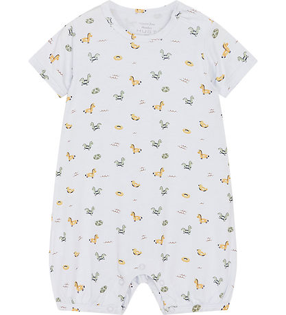 Hust and Claire Summer Romper - Bamboo - Milu - Water