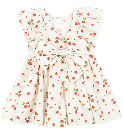 Konges Sløjd Dress - Evia Bow - Marmalade