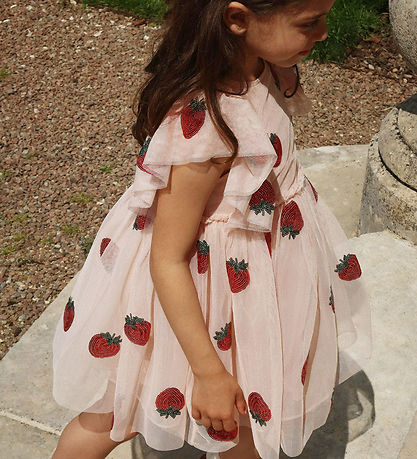Konges Sløjd Dress - Yvonne - Tulle - Strawberry