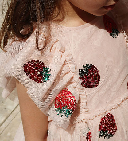 Konges Sløjd Dress - Yvonne - Tulle - Strawberry