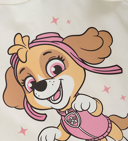 Minymo Stuttermabolur - Paw Patrol - Pristine
