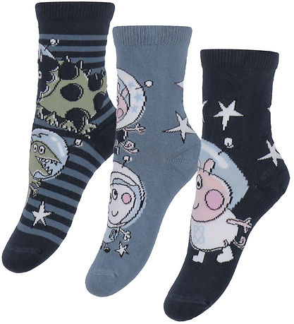 Name It Socks - Peppa Pig - 3-Pack - NmmDepak - Navy Blazer