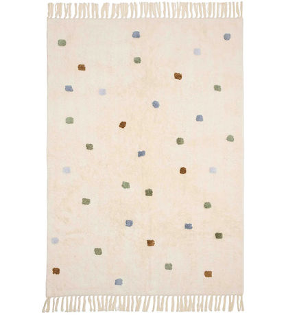 Little Dutch Matta - 120x170 cm - Beige m. Blå Prickar